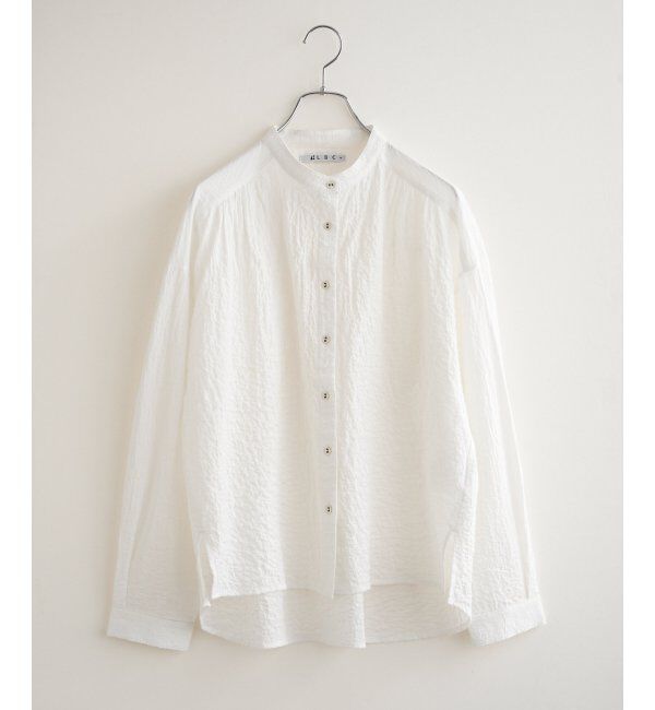 Lbc with Life「オーガニックコットンバンドカラーシャツ」|シャツ・ブラウス|