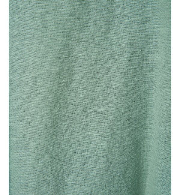 Lbc with Life「リネンコットンバンドカラーシャツ」|シャツ・ブラウス|