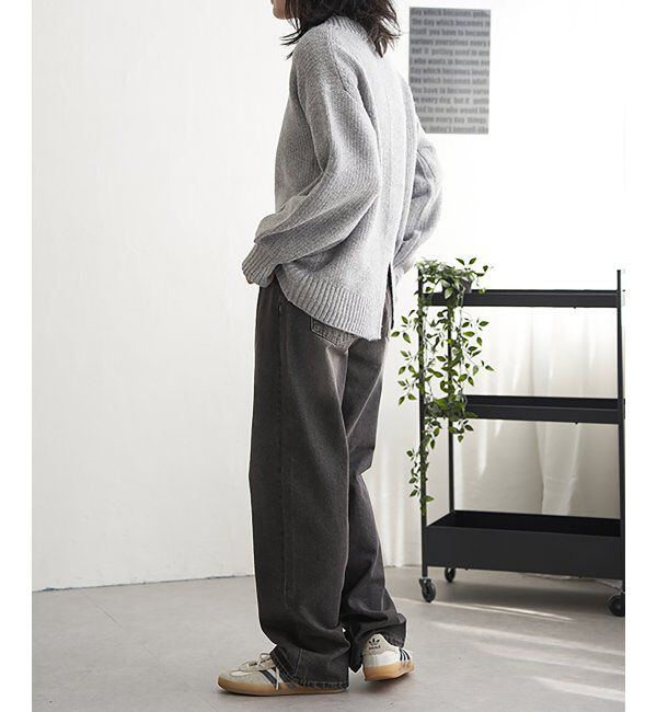 VENCE share style「【洗濯機で洗える】鹿の子ラメニット」|ニット・セーター|