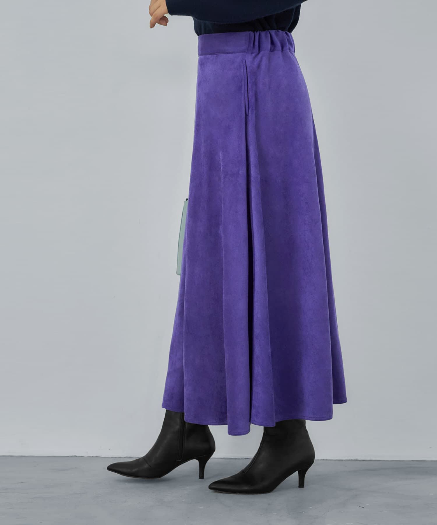STYLE DELI「【LUXE】スエードサーキュラースカート」|スカート|
