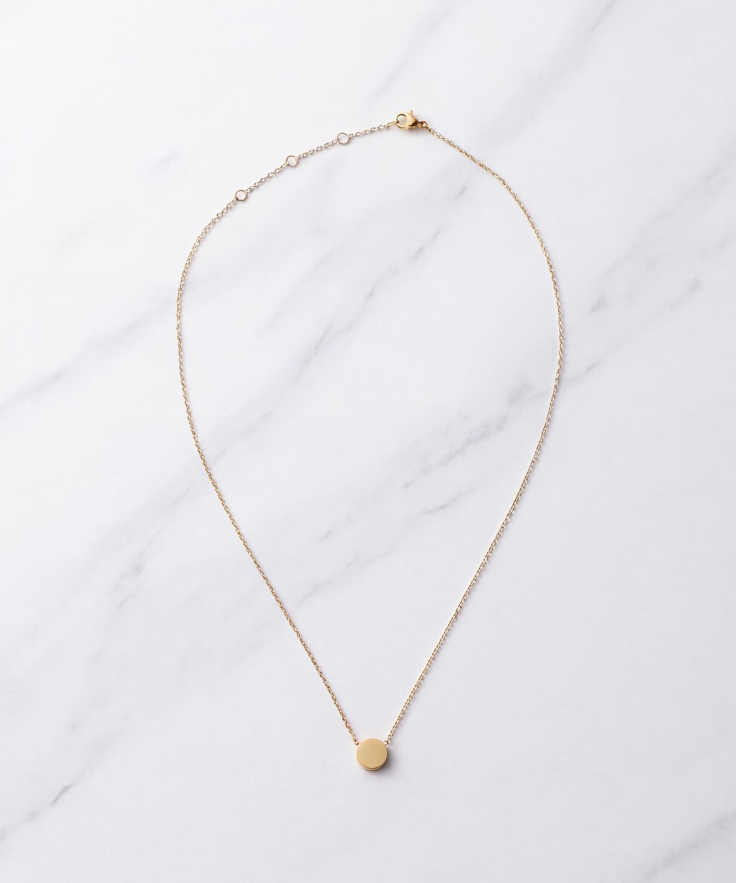 STYLE DELI「【DELI by】プチコインディスク・ミニマルネックレス」|ネックレス|
