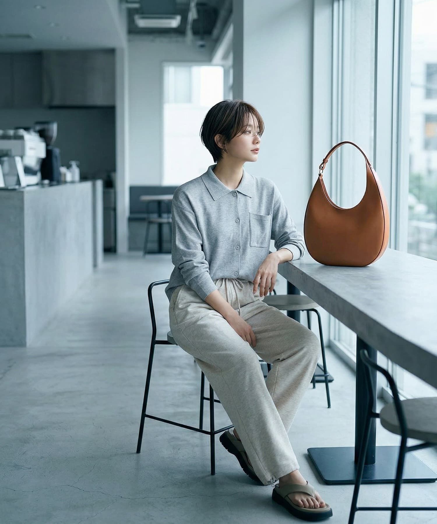 STYLE DELI「【BLK001】ハーフムーンショルダーバッグ」|ショルダー・メッセンジャー|