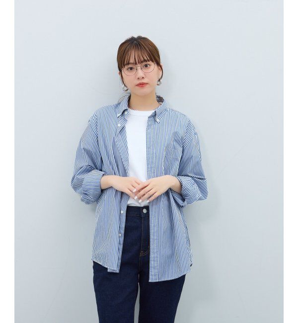  「オーバル型 メガネ | メタル 大人可愛い 伊達メガネ レディース レンズ交換券付」|メガネ|