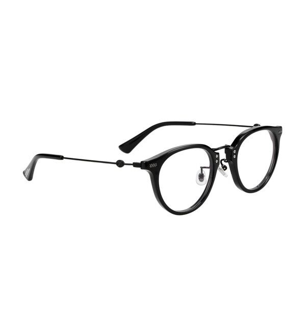  「Zoff｜STUDIO SEVEN｜ボストン型 メガネ プラスチック&times;メタル｜伊達メガネ 度付きメガネ レンズ交換券付」|メガネ|