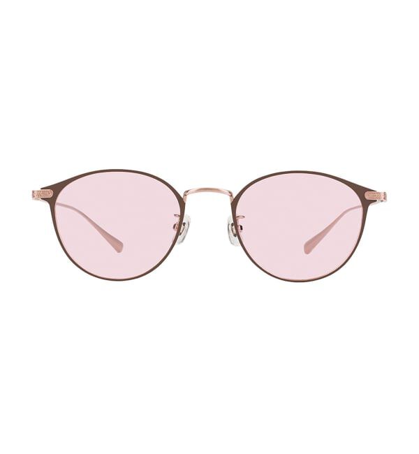  「Zoff｜UNITED ARROWS ユナイテッドアローズ ボストン型 サングラス |カラーレンズ 紫外線対策 UVカット  」|サングラス|薄ブラウン1