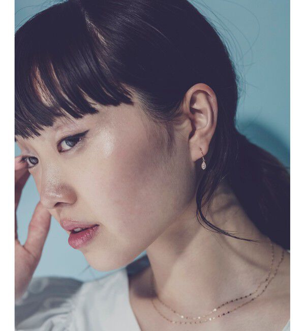 ete「クリアビジュー ピアス マーキス」|ピアス|