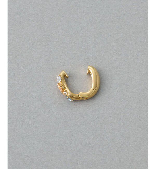 ete「ビジュー ハグイヤリング」|イヤリング|