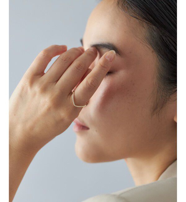 Jouete「[レイヤー] K10YG リング マルチシェイプ」|リング|