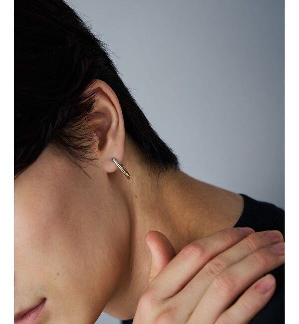 Jouete「[スナップピアス] シャープ コンビカラー」|ピアス|