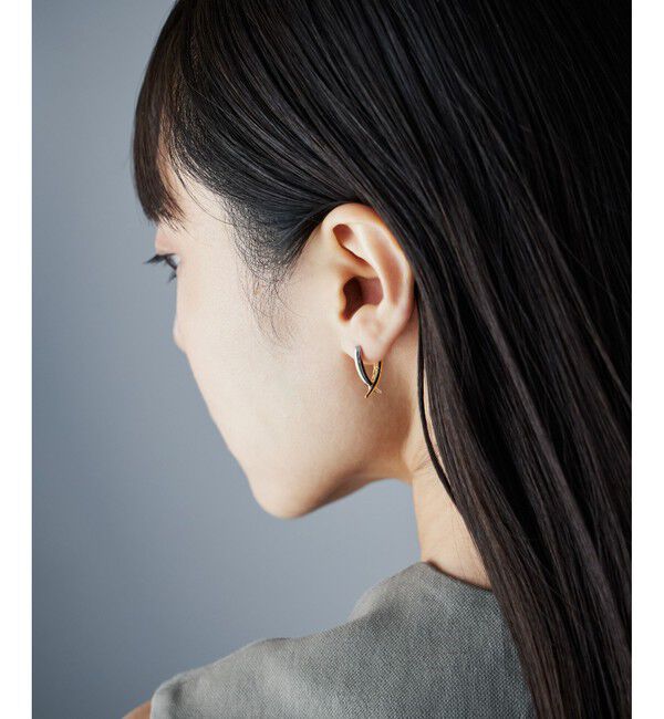 Jouete「[スナップピアス] シャープ コンビカラー」|ピアス|