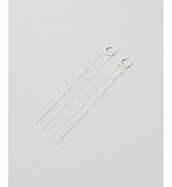 Jouete「[ダブルフェイス] イヤリング チェーン」|イヤリング|