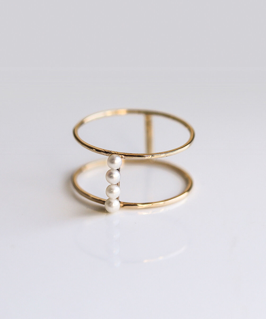  「パール リング | K10YG」|リング|