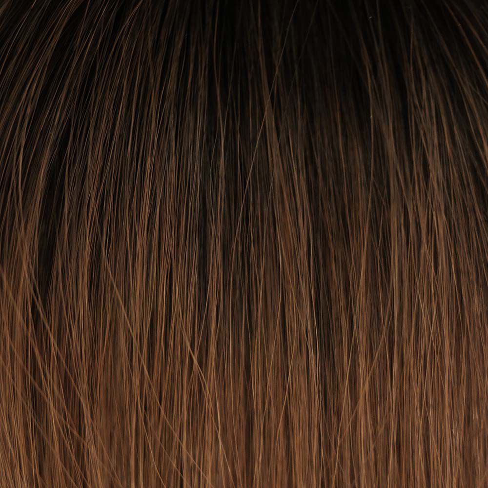 BACKYARD FAMILY「プリシラ ウィッグ つむじ 前髪 通販 ナチュラルぱっつんバングス つむじ付き 前髪ウィッグ」|ヘアスタイリング|ブラウン4