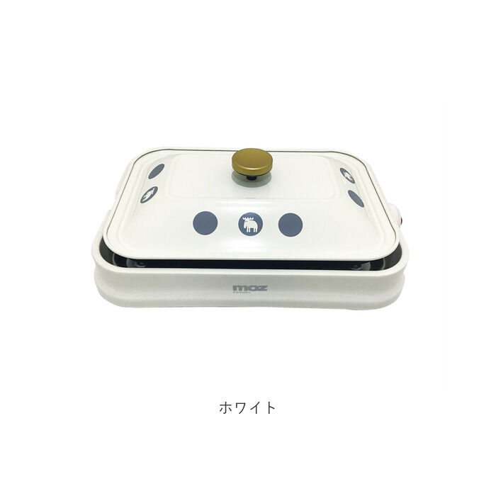 moz「moz モズ ホットプレート EF-LC32 楽天 かわいい 平面 焼肉 たこ焼きプレート」|その他|