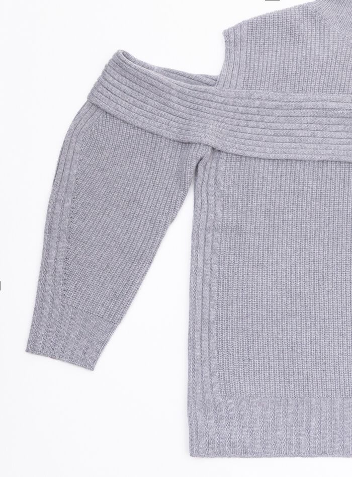 BACKYARD FAMILY「MIND フリンジマフラーニット 通販 ニット セーター リブニット タートルネック ハイネック」|ニット・セーター|