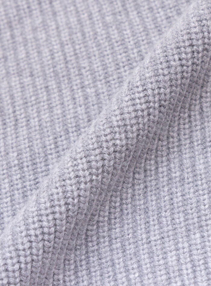 BACKYARD FAMILY「MIND フリンジマフラーニット 通販 ニット セーター リブニット タートルネック ハイネック」|ニット・セーター|