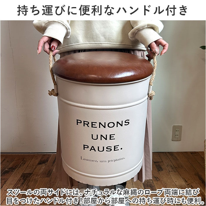 BACKYARD FAMILY「収納ボックス フタ付き イス 通販 収納 できる スツール 椅子 いす アビデ ポーズ」|その他|