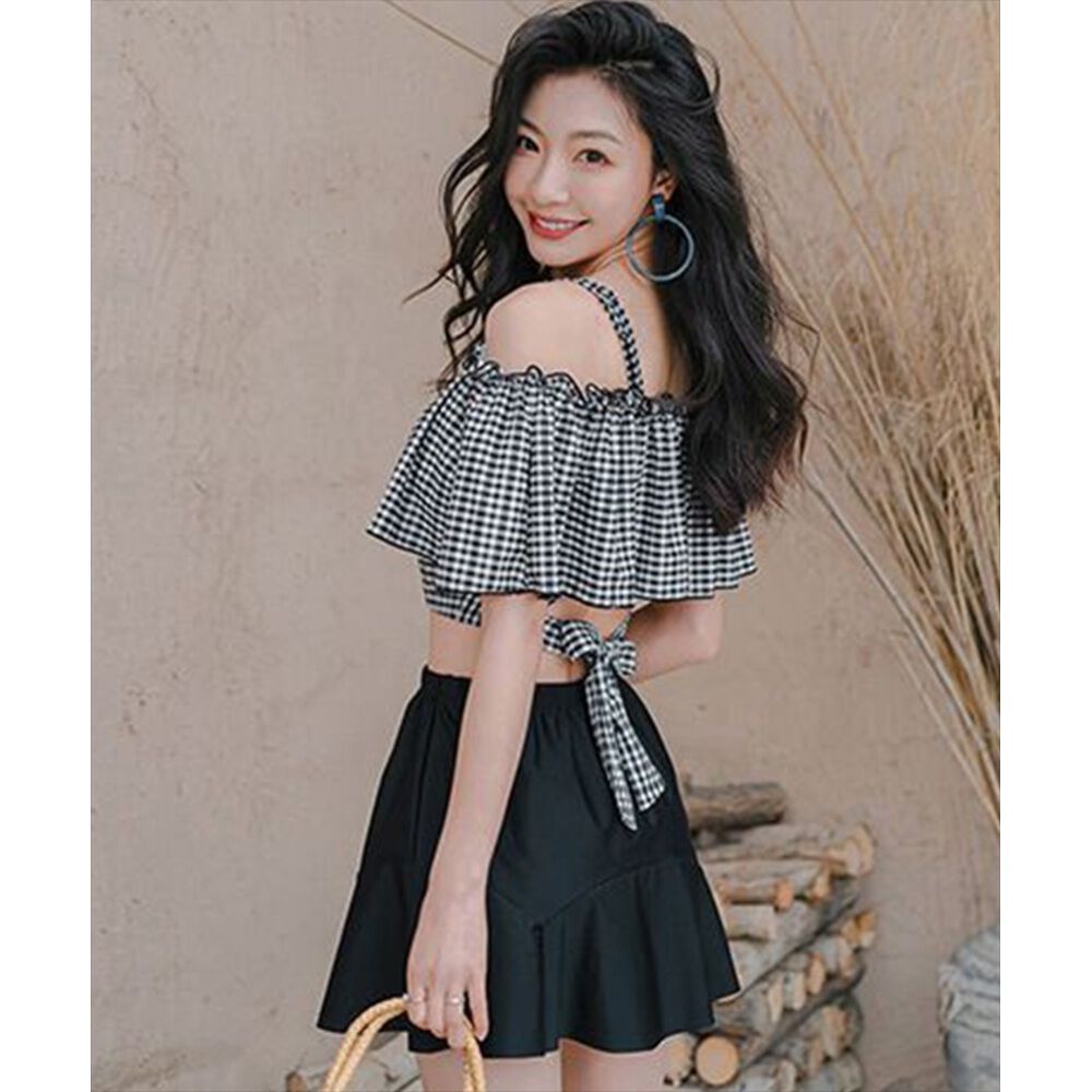 BACKYARD FAMILY「水着 レディース セパレート 通販 ダイヤモンドハーツ swm-0090 Diamond」|その他|ブラック1