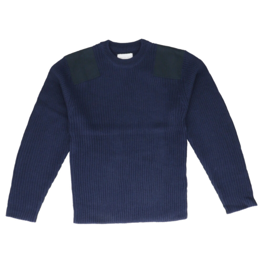 BACKYARD FAMILY「メンズ ニット セーター 通販 ミリタリーセーター コマンドセーター HOUSTON ヒューストン」|その他|ブルー1