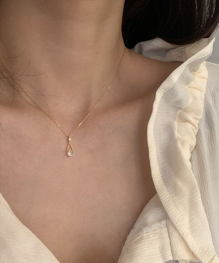 BACKYARD FAMILY「ネックレス レディース シンプル 通販 ペンダント ジュエリー レディースアクセサリー しずく」|その他|