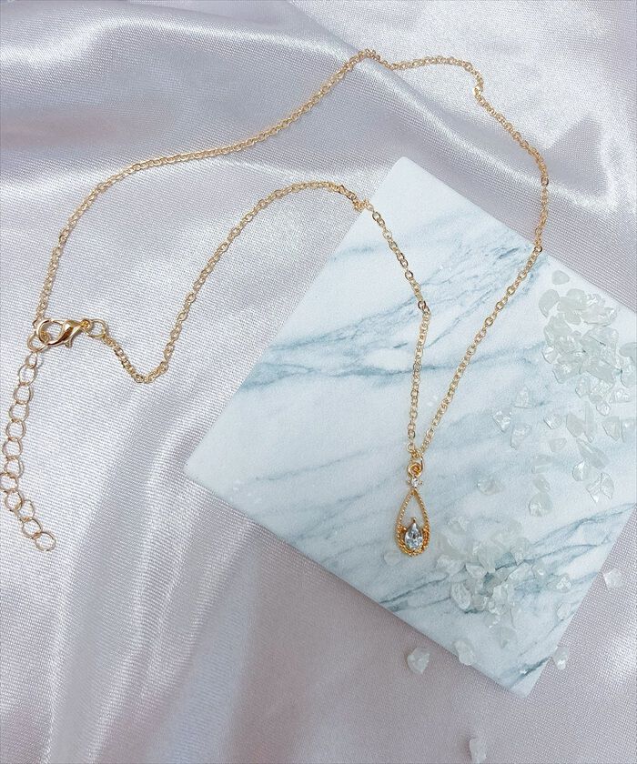 BACKYARD FAMILY「ネックレス レディース シンプル 通販 ペンダント ジュエリー レディースアクセサリー しずく」|その他|