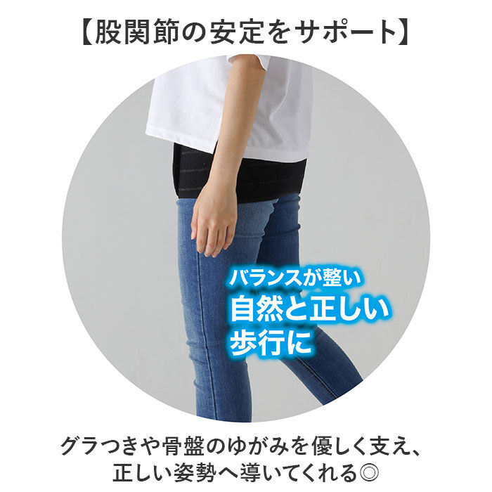 BACKYARD FAMILY「股関節サポーター 通販 ソルボ サポーター 股関節 サポートベルト ベルト 巻くだけ レディース」|その他|