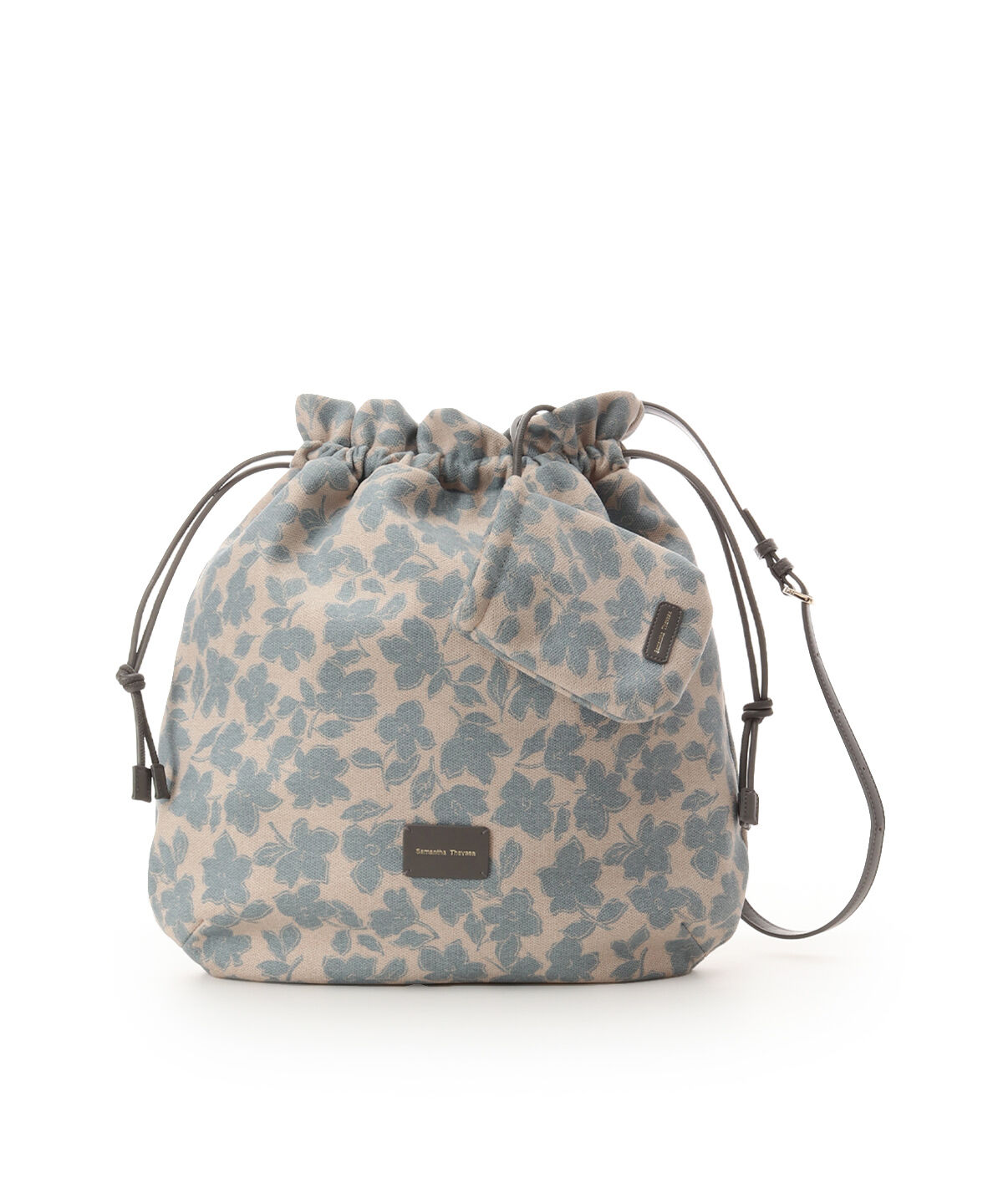 Samantha Thavasa「ミニ巾着ポーチつき フラワーデザインショルダーバッグ」|ショルダー・メッセンジャー|ライトブルー