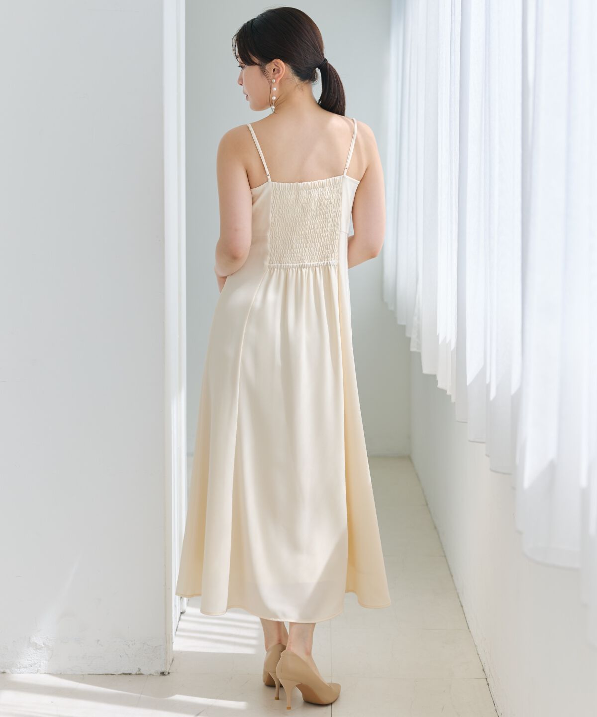 アンドクチュール「2WAYレースケープドレス」|ドレス|