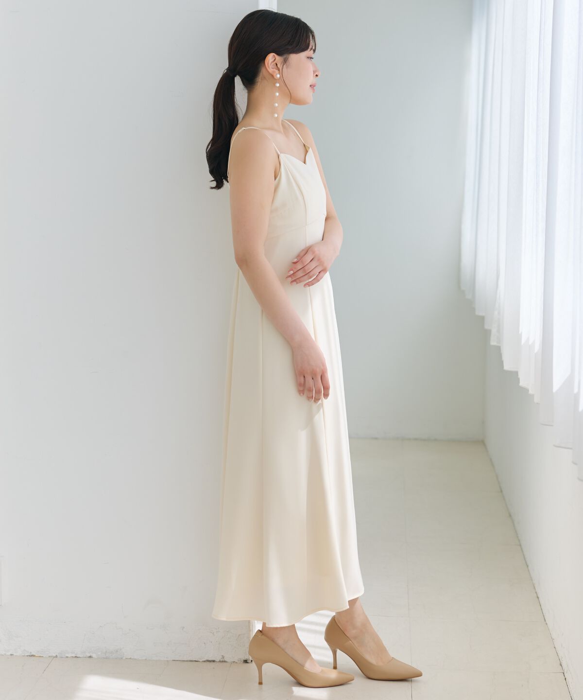 アンドクチュール「2WAYレースケープドレス」|ドレス|