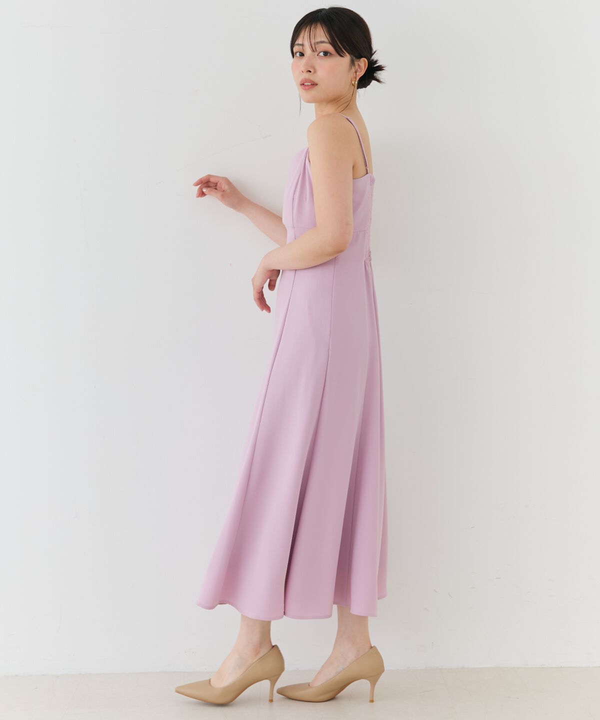 アンドクチュール「2WAYレースケープドレス」|ドレス|