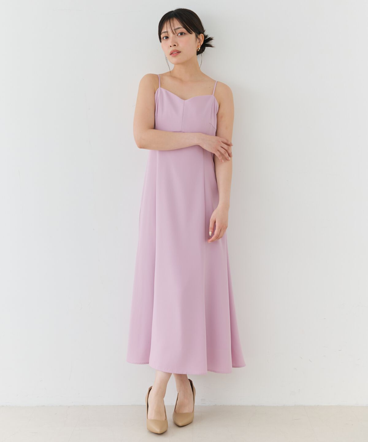 アンドクチュール「2WAYレースケープドレス」|ドレス|