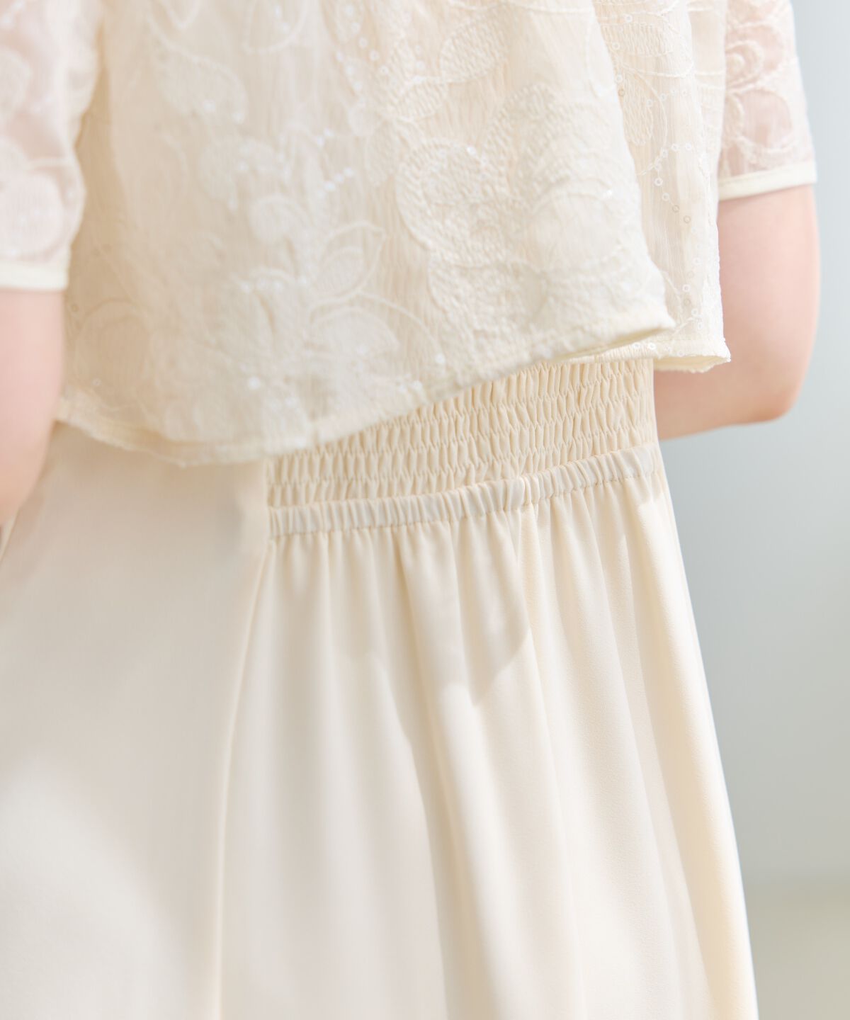 アンドクチュール「2WAYレースケープドレス」|ドレス|