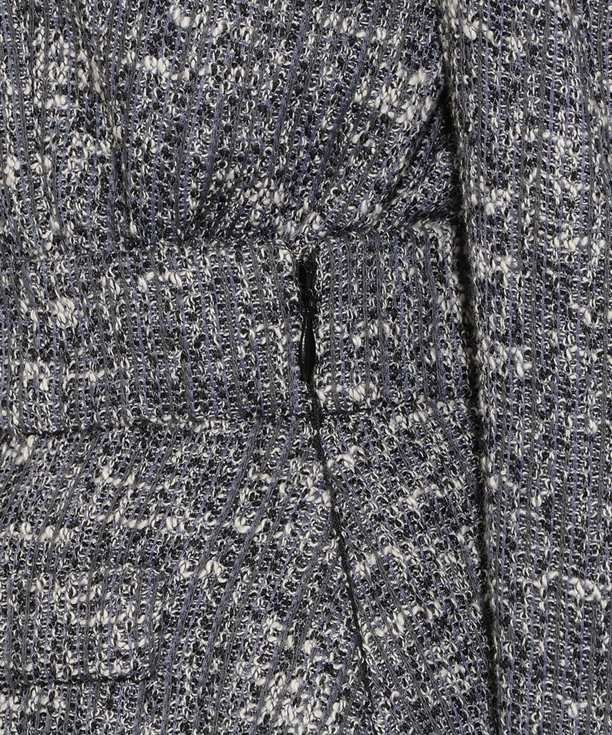 アンドクチュール「カットツイードミニスカート」|台形|