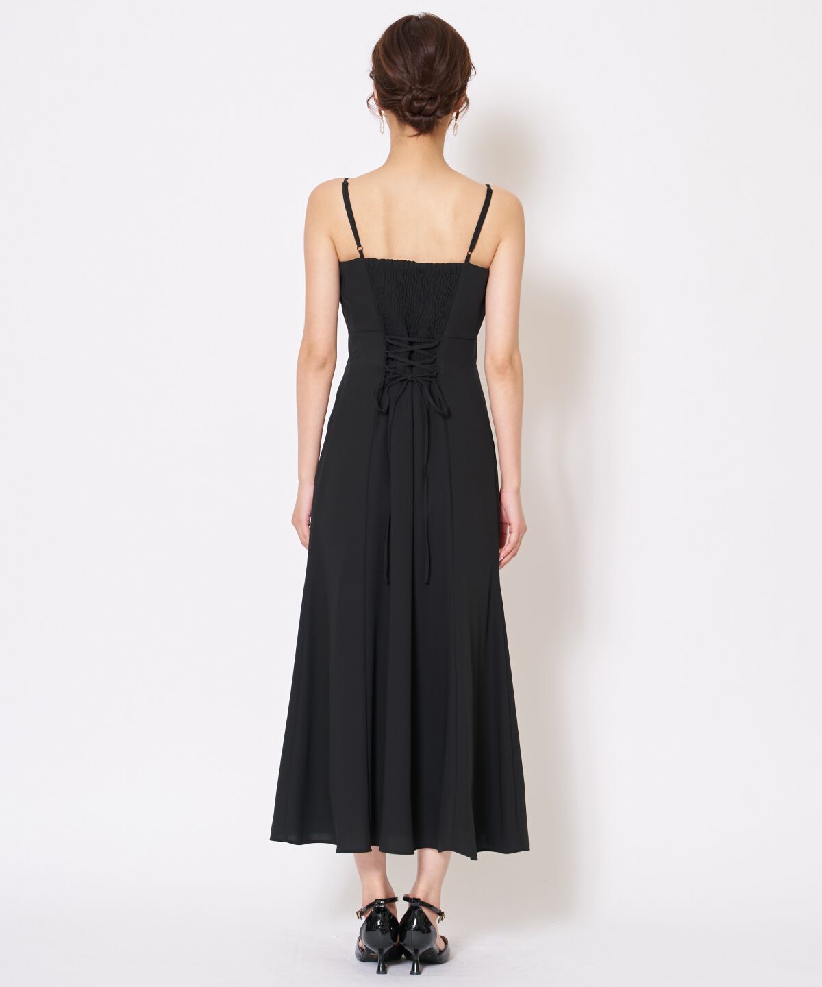 アンドクチュール「サテントリミングブラウス&times;ドレス」|ドレス|