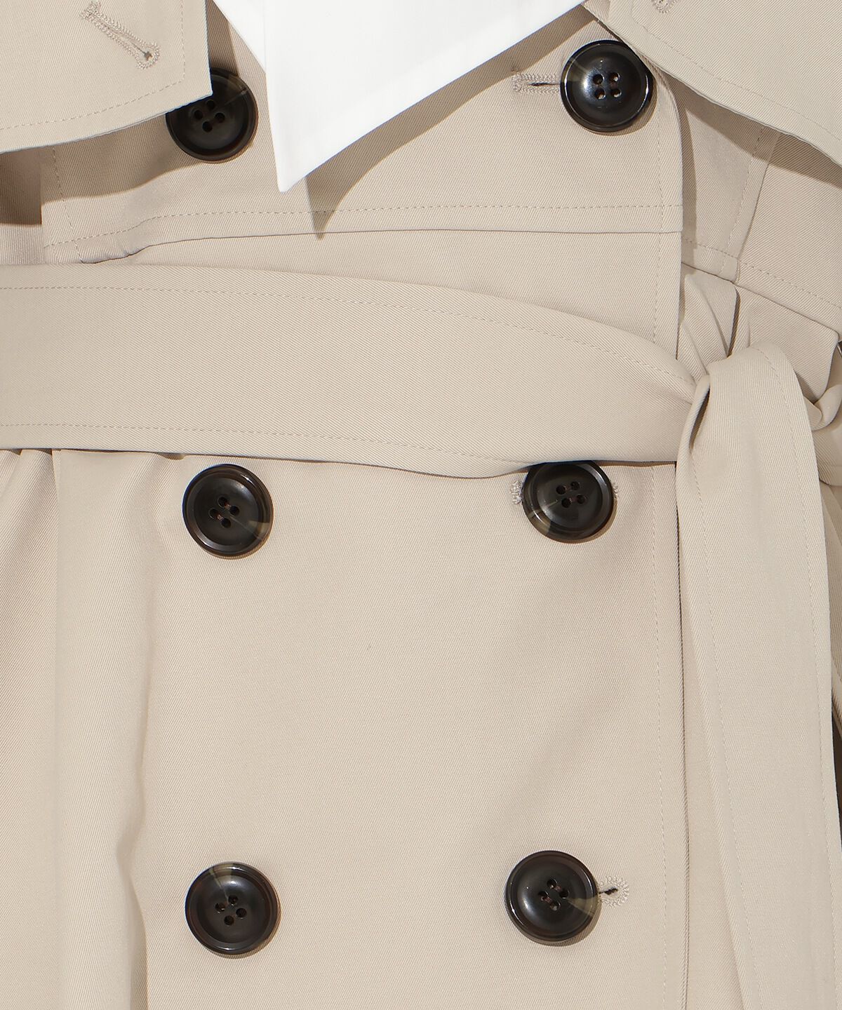 アンドクチュール「ミドル丈トレンチコート」|トレンチコート|