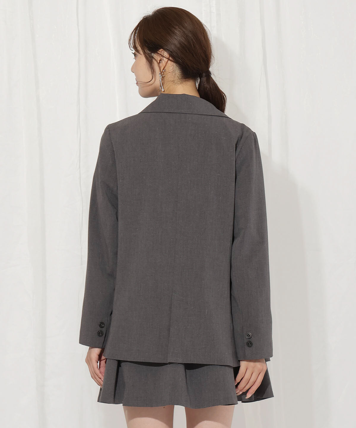 WILLSELECTION「リボンボタンジャケット」|テーラードジャケット|