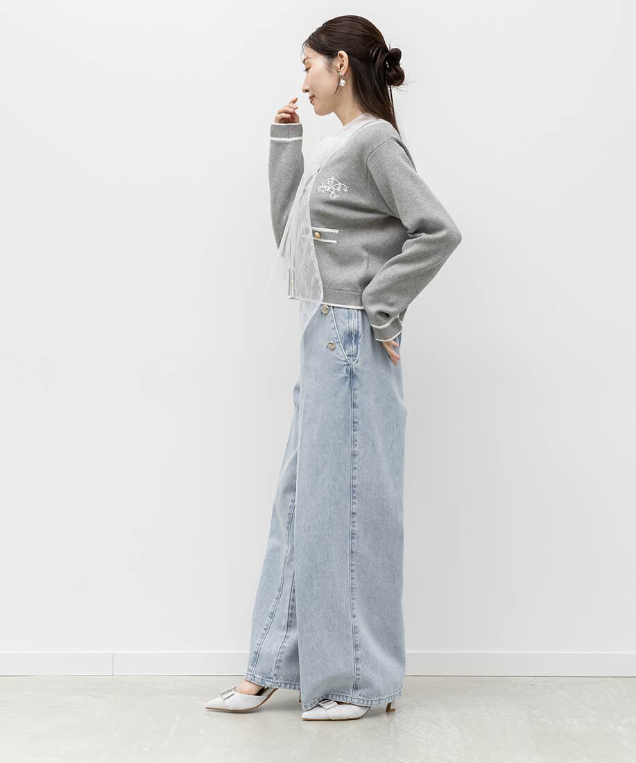  「ビジューパーツストラップパンプス」|パンプス|