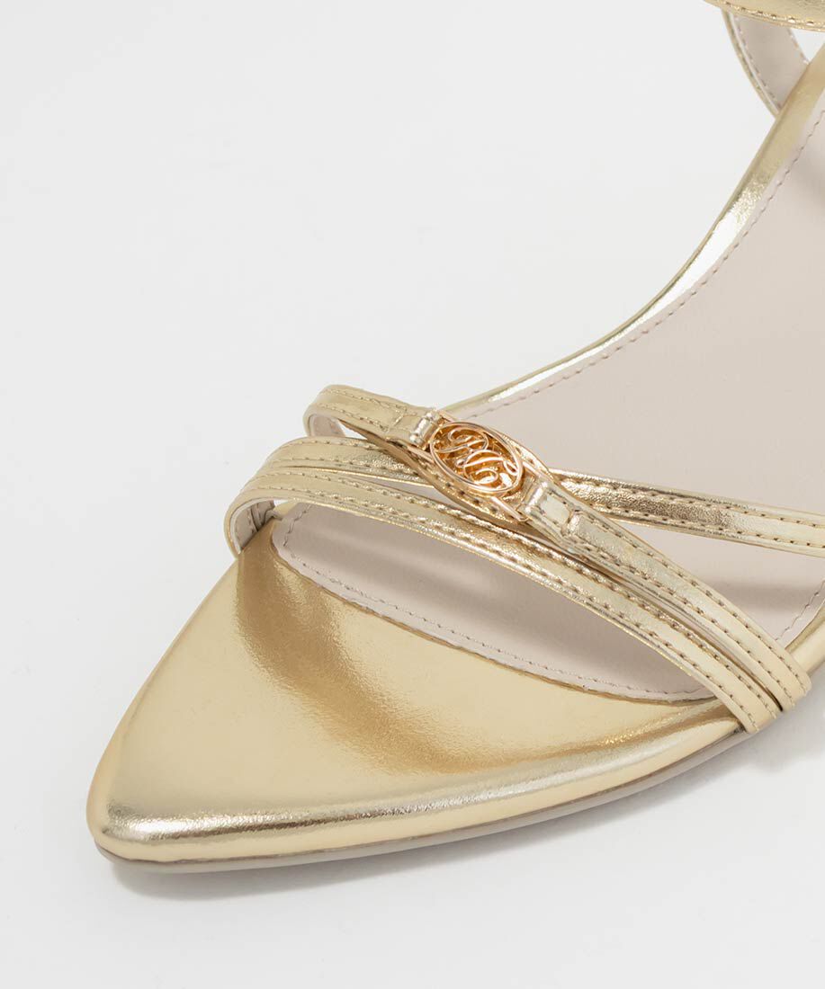  「アシンメトリーベルトストラップサンダル」|サンダル|