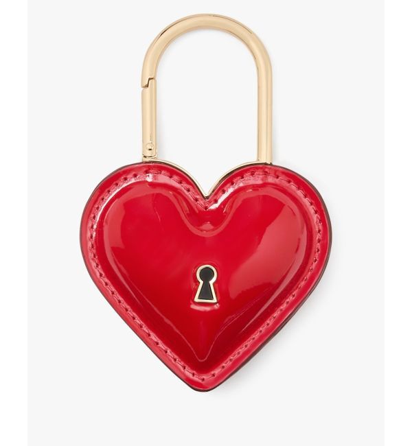 kate spade new york「キー トゥー マイ ハート バッグ チャーム」|チャーム・キーホルダー|RED