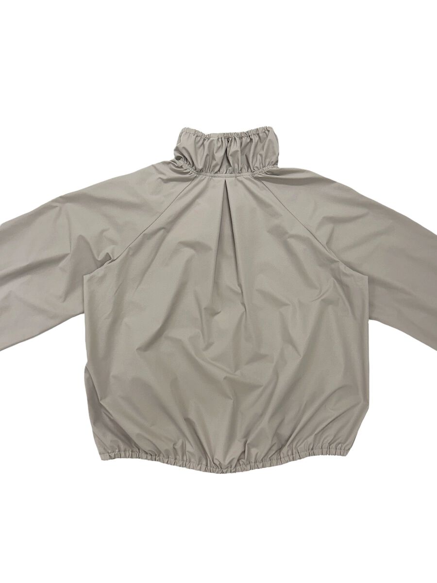 ALBOVE「UVカットスタンドネック撥水ギャザーブルゾン」|レインコート|