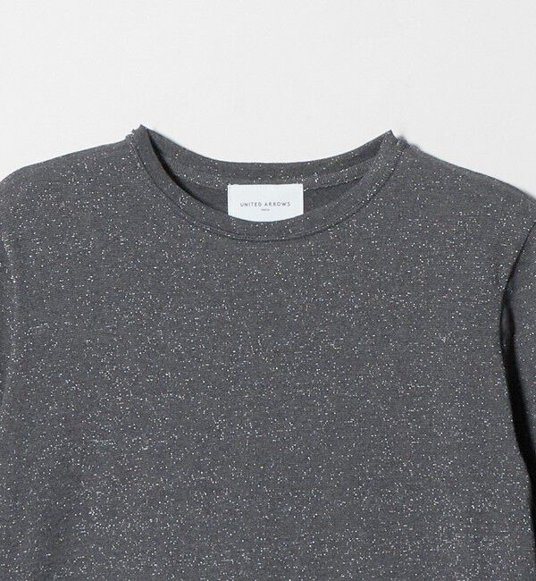 UNITED ARROWS「ラメ テンジク ロングスリーブ カットソー」|Tシャツ・カットソー|