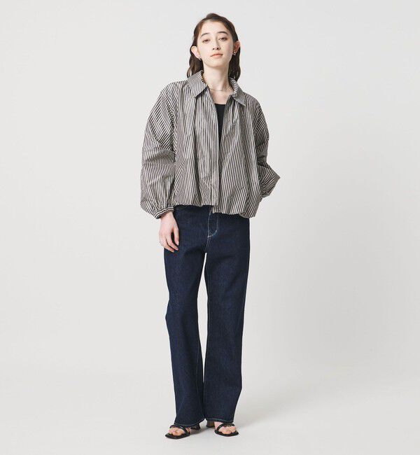 UNITED ARROWS「タフタ ボリュームギャザー ブルゾン ‐ウォッシャブル‐」|ブルゾン・スタジャン|