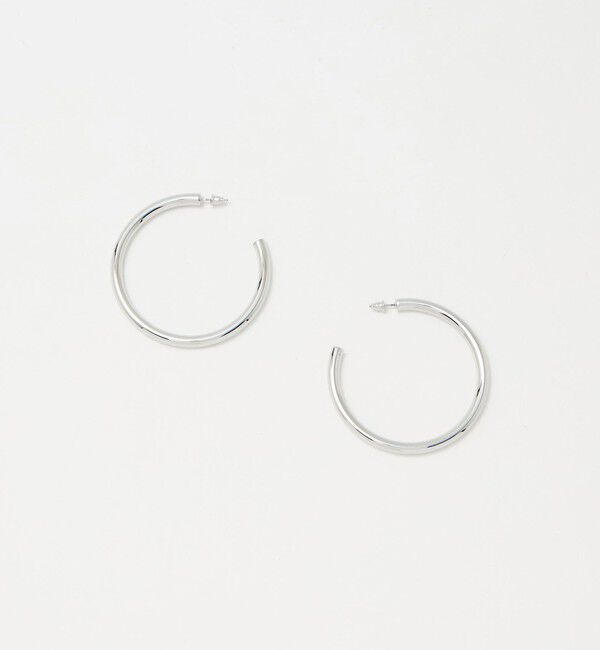 UNITED ARROWS「ラージ フープ ピアス」|ピアス|SILVER
