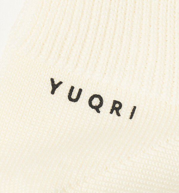 UNITED ARROWS「＜YUQRI＞SILKY リブ ソックス」|ソックス|