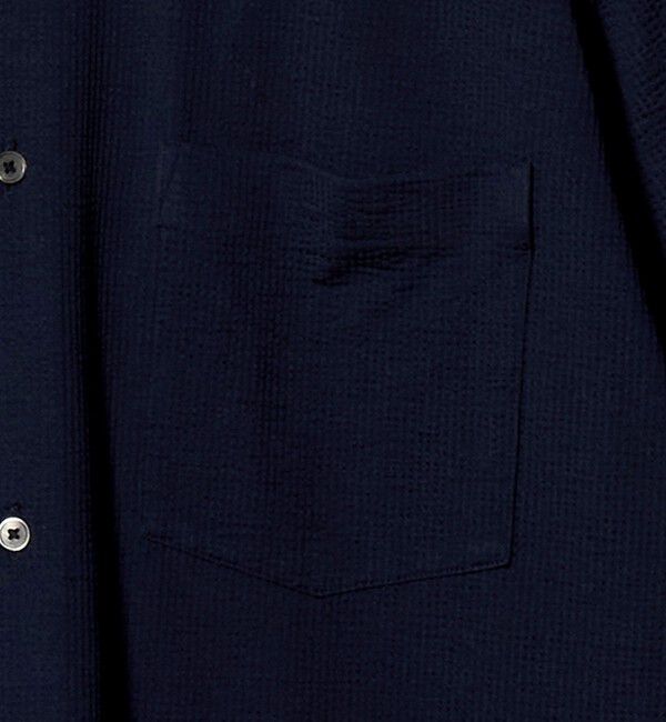 UNITED ARROWS「シアサッカー ショートスリーブ ボタンダウン シャツ COMFORT EASY―MODEL 抗菌防臭」|シャツ・ブラウス|