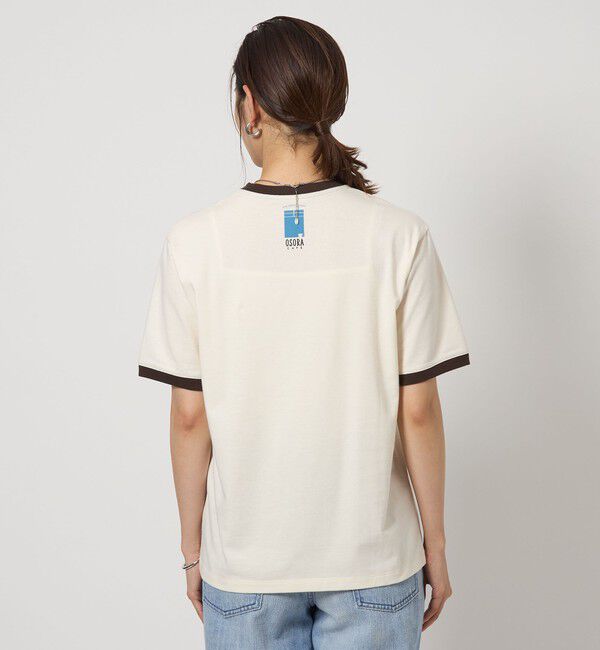 UNITED ARROWS green label relaxing「＜OSORA CAFE＞リンガー Tシャツ」|Tシャツ・カットソー|