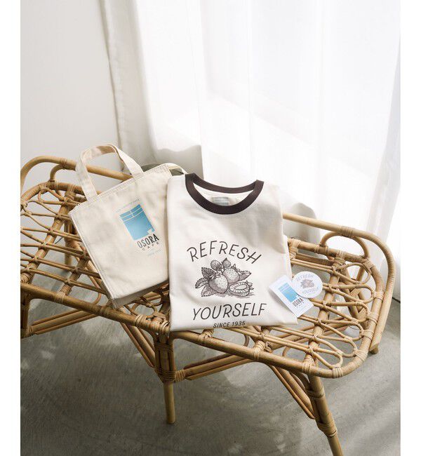UNITED ARROWS green label relaxing「＜OSORA CAFE＞リンガー Tシャツ」|Tシャツ・カットソー|