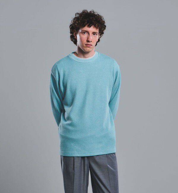 UNITED ARROWS green label relaxing「クリア ラッセル クルーネック カットソー」|Tシャツ・カットソー|LT.BLUE