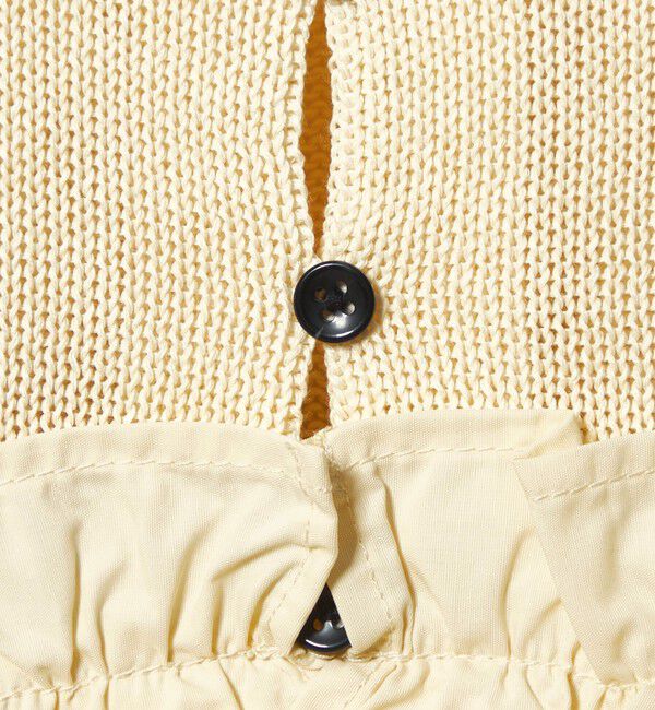 EMMEL REFINES「＜EMMEL REFINES＞EM ドッキングフリル 2WAY ニット」|ニット・セーター|