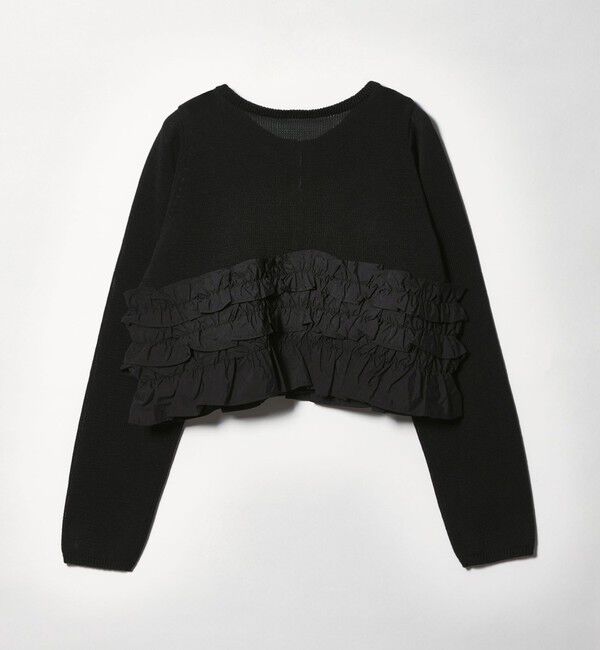 EMMEL REFINES「＜EMMEL REFINES＞EM ドッキングフリル 2WAY ニット」|ニット・セーター|